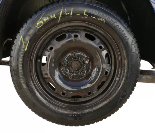 4x Fabia Felgen Reifen 165/70 R14 81T Allwetterreifen M&S 5jx14H2 ET35 5-7mm