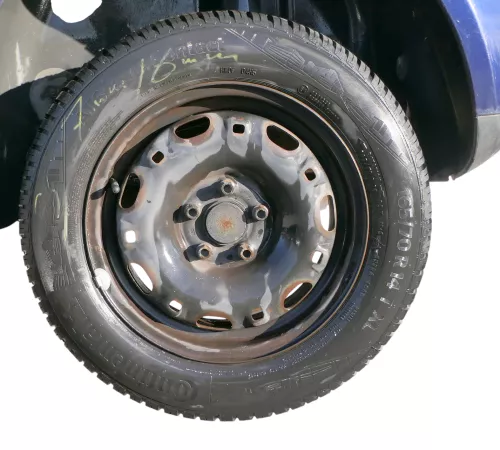 4x Fabia Felgen Reifen 165/70 R14 81T Allwetterreifen M&S 5jx14H2 ET35 5-7mm (184918)