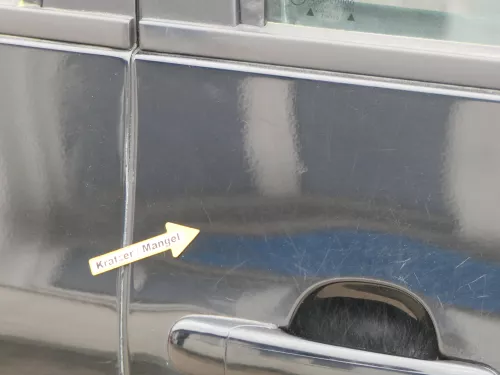 Sharan 7M Tür rechts vorne Beifahrertür schwarz abBj2000 Facelift ohneAnbauteile (184931)