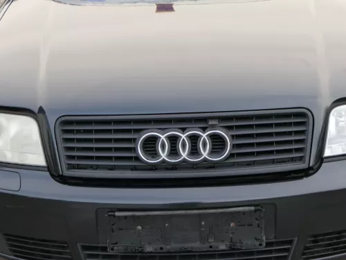 A6 4B Motorhaube Klappe vorn Facelift (ab. Mitte 2002) schwarz LZ9W  OHNE Grill (184966)