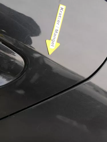 Audi A6 4B C5 Tür Türblatt hinten links nur Türblatt schwarz LZ9W -ohneAnbauteil (184973)
