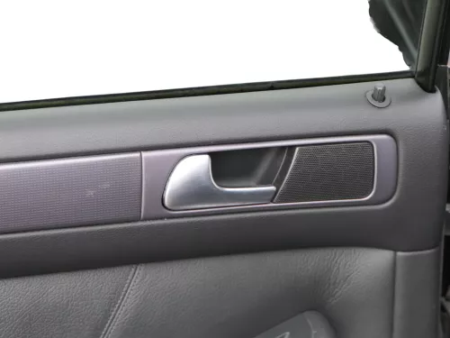 1x A6 4B Türverkleidung Verkleidung Tür hinten links Leder schwarz soul Bose (184980)