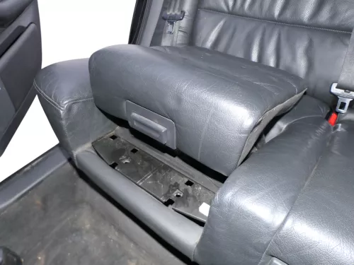 A6 4B Kombi Avant Rückbank Sitz Rücksitz Buffalino schwarz Leder Kindersitz (184986)