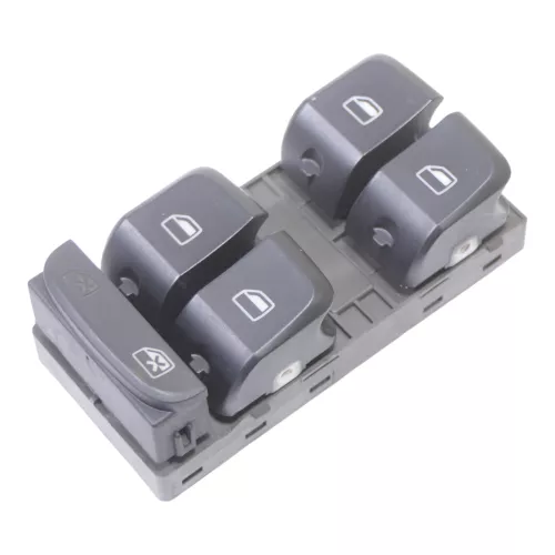 A4 8K A5 ektrischer Fensterheber Schalter vorne links 4-Fach Chrom silber