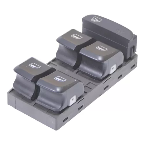 A4 8K A5 ektrischer Fensterheber Schalter vorne links 4-Fach Chrom silber (184996)