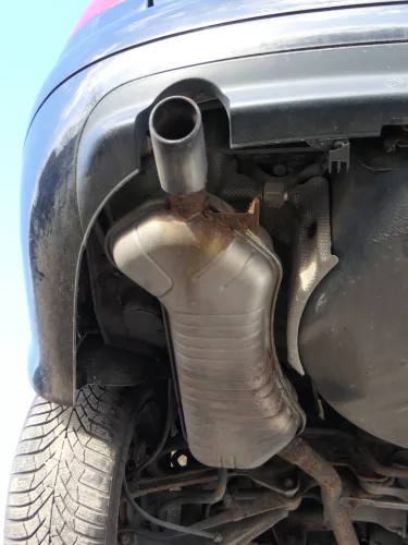 A6 4B Quattro Auspuff Endschalldämpfer hinten links 4B0253609EA BDV 2,4 (185008)