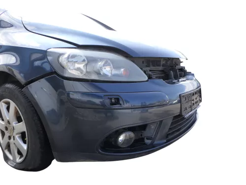 VW Golf 5 5M1 Plus Stoßstange vorne Frontoßstange Stoßfänger LC5F blau SWR (185023)