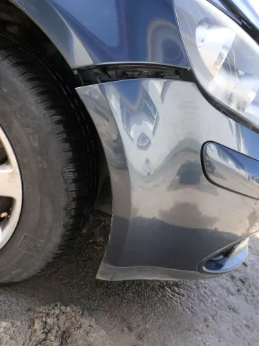 VW Golf 5 5M1 Plus Stoßstange vorne Frontoßstange Stoßfänger LC5F blau SWR (185023)