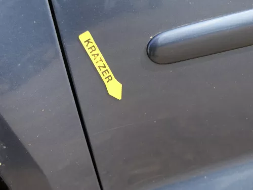 VW Golf Plus 5M Türblatt Tür vorne links Fahrertür grau LC5F -Türblatt +Rahmen (185024)