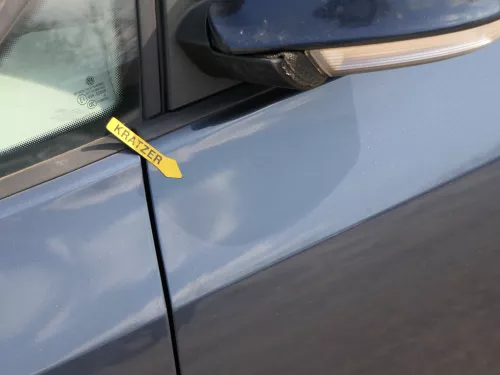 VW Golf Plus 5M Türblatt Tür vorne links Fahrertür grau LC5F -Türblatt +Rahmen (185024)