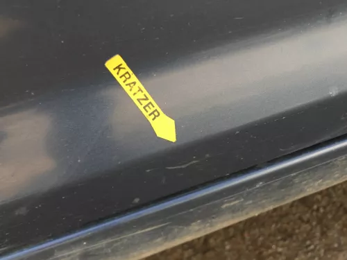 VW Golf Plus 5M Tür vorne rechts Beifahrertür blau LC5F Türblatt + Rahmen (185026)