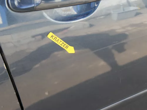 VW Golf Plus 5M Tür vorne rechts Beifahrertür blau LC5F Türblatt + Rahmen (185026)