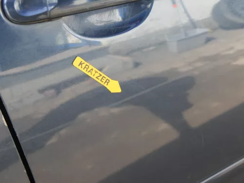 VW Golf Plus 5M Tür vorne rechts Beifahrertür blau LC5F Türblatt + Rahmen (185026)