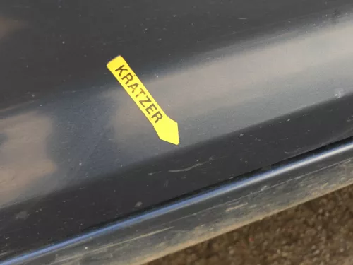 VW Golf Plus 5M Tür vorne rechts Beifahrertür blau LC5F Türblatt + Rahmen (185026)