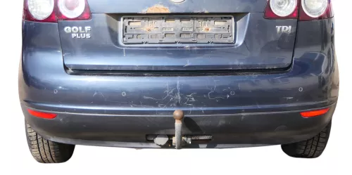 Golf 5 5M1 Plus Stoßstange hinten Heckstoßstange Stoßfänger blau LC5F PDC