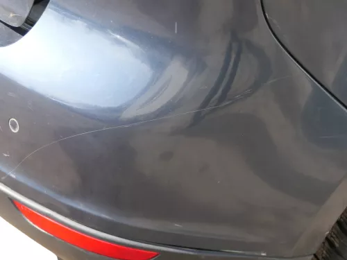 Golf 5 5M1 Plus Stoßstange hinten Heckstoßstange Stoßfänger blau LC5F PDC (185031)