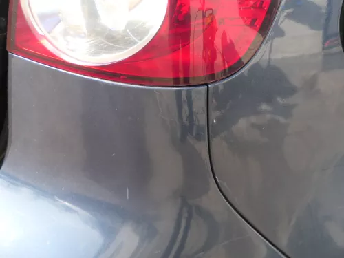 Golf 5 5M1 Plus Stoßstange hinten Heckstoßstange Stoßfänger blau LC5F PDC (185031)