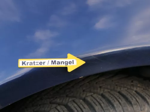 Audi A4 B5 (bis caMitte1999 Bild verglei) Kotflügel vorne links blau LZ5T (185053)