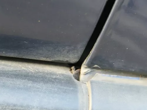 Audi A4 B5 Tür nur Türblatt vorn rechts Beifahrertür blau LZ5T Kombi Limo (185055)