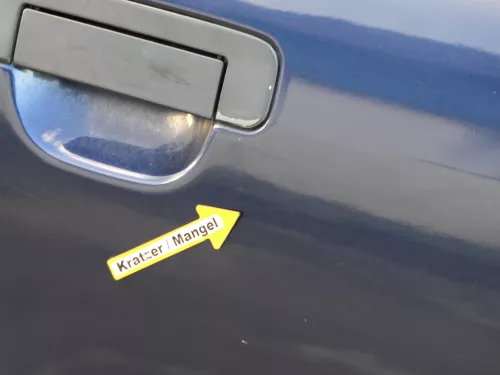 Audi A4 B5 Tür Türblatt hinten rechts blau LZ5T Kombi Limo (185056)