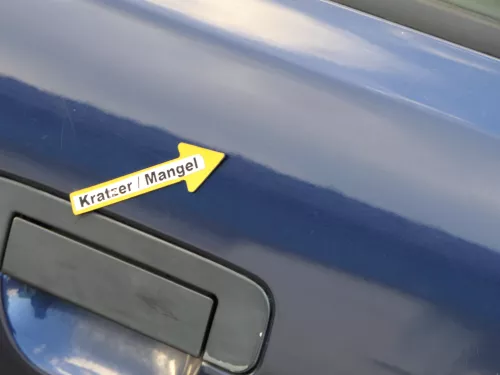 Audi A4 B5 Tür Türblatt hinten rechts blau LZ5T Kombi Limo (185056)