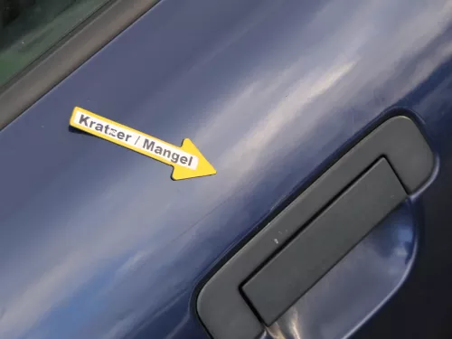 Audi A4 B5 Tür Türblatt hinten links blau LZ5T Kombi Limo (185059)