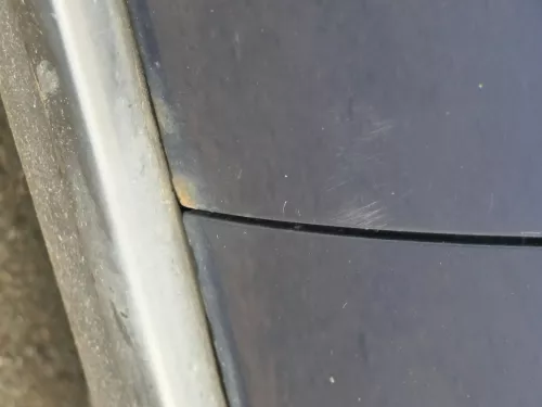 A4 B5 Tür nur Türblatt vorne links Fahrertür blau lila LY3K Kombi od Limo (185060)
