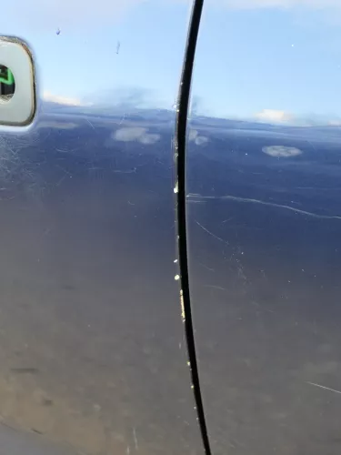 A4 B5 Tür nur Türblatt vorne links Fahrertür blau LZ5T Kombi od Limo (185060)