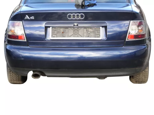 Audi A4 B5 Limousine Stoßstange hinten Heckstoßstange blau LZ5T biscaBj99