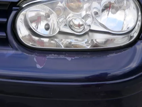 VW Golf 4 1J Stoßstange vorne Stoßfänger vorn blau LB5N (185079)