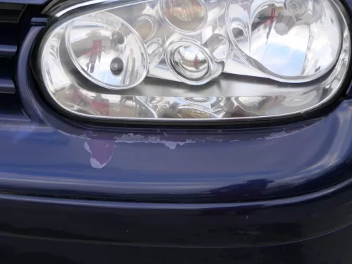 VW Golf 4 1J Stoßstange vorne Stoßfänger vorn blau LB5N (185079)