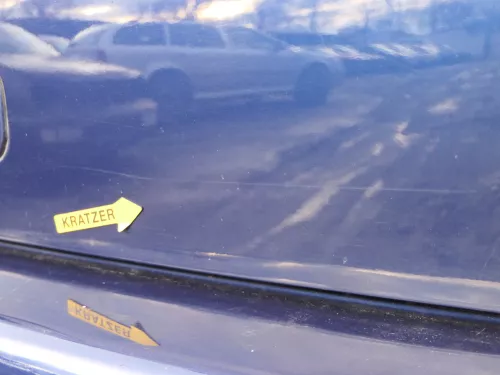 Golf 4 Limousine Heckklappe Kofferraumklappe Klappe hinten blau LB5N -ohneAnb (185084)