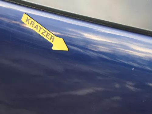 Golf 4 Limousine Heckklappe Kofferraumklappe Klappe hinten blau LB5N -ohneAnb (185084)