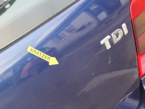 Golf 4 Limousine Heckklappe Kofferraumklappe Klappe hinten blau LB5N -ohneAnb (185084)