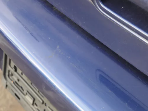 VW Golf 4 Limousine Stoßstange hinten Heckstoßstange Stoßfänger blau LB5N (185085)