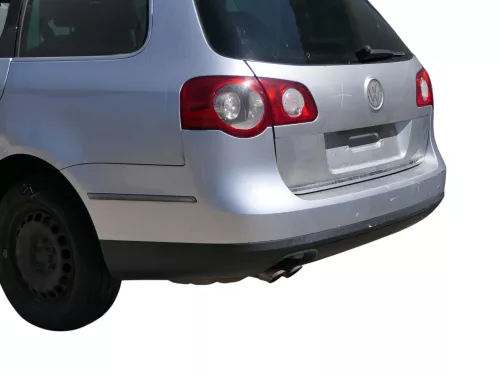 VW Passat 3C Kombi Stoßstange hinten Heckstoßstange Stoßfänger silber grau LA7W (185106)