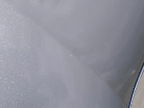 Skoda Fabia 5J Roomster Motorhaube Haube Klappe vorne braun LF8H + Logo (185109)