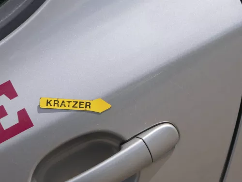 Skoda Fabia 5J Limousine Tür hinten links braun LF8H - ohne Anbauteile (185111)