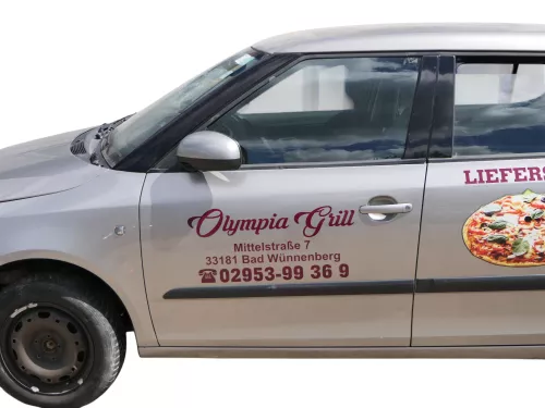 Fabia 5J Kombi + Limo Tür vorne links Fahrertür - braun LF8H -ohne Anbauteile