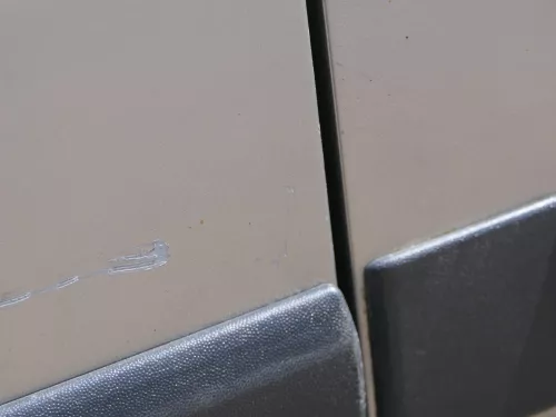 Fabia 5J Kombi + Limo Tür vorne links Fahrertür - braun LF8H -ohne Anbauteile (185112)