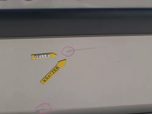 Fabia 5J Limousine Tür vorne rechts Beifahrertür braun LF8H - ohne Anbauteile (185114)