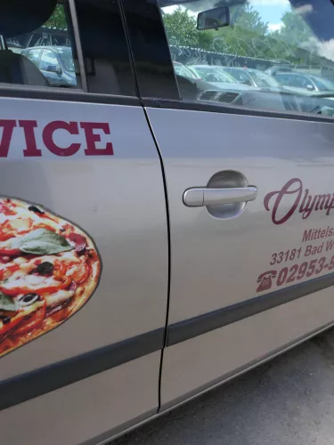 Fabia 5J Limousine Tür vorne rechts Beifahrertür braun LF8H - ohne Anbauteile (185114)