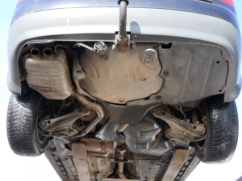 Audi A4 8E B6 Auspuff Endschalldämpfer Endtopf + Mittelschalldämpfer 1,9 TDI AWX