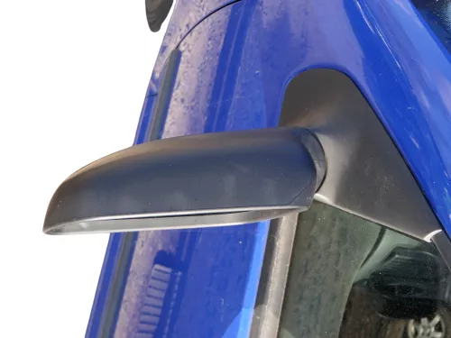 VW Golf 4 Bora manueller Spiegel vorne links Außenspiegel schwarz (185165)