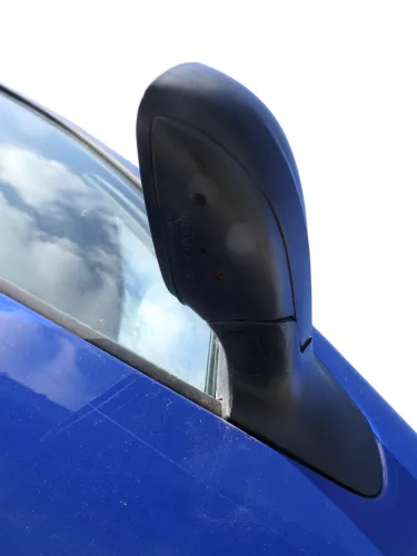 VW Golf 4 Bora manueller Spiegel vorne rechts Außenspiegel schwarz (185166)