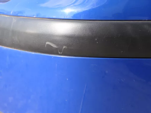 VW Golf 4 Limousine Stoßstange hinten Heckstoßstange Stoßfänger blau LW5Z (185169)