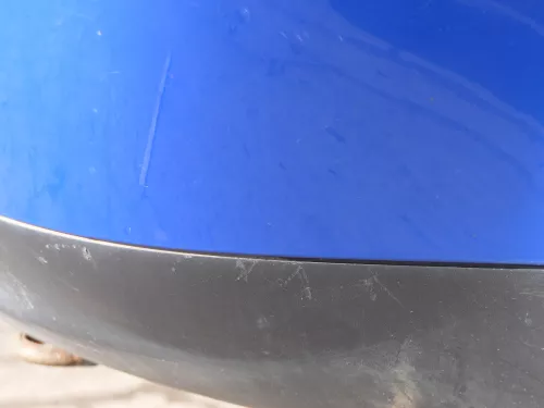 VW Golf 4 Limousine Stoßstange hinten Heckstoßstange Stoßfänger blau LW5Z (185169)