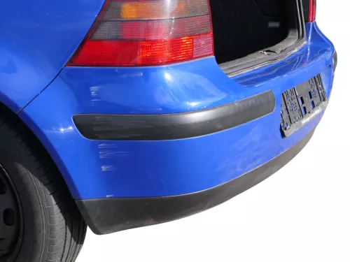 VW Golf 4 Limousine Stoßstange hinten Heckstoßstange Stoßfänger blau LW5Z (185169)