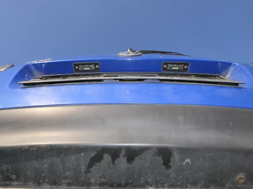 VW Golf 4 Limousine Stoßstange hinten Heckstoßstange Stoßfänger blau LW5Z (185169)