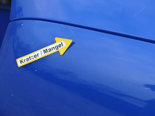 VW Golf 4 1J Kotflügel vorne links blau LW5Z (185173)